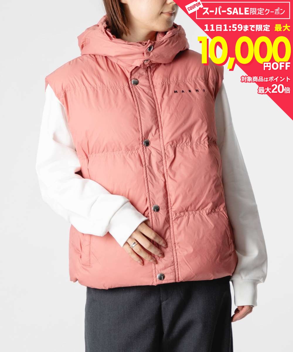 Rakuten - MAX12%OFF! マルニ MARNI KIDS COLLECTION MJ166U キッズコレクション NYLON DOWN BEST ナイロン ダウンベスト M01539 M00LY ベスト レディース アウター 大人もOK
