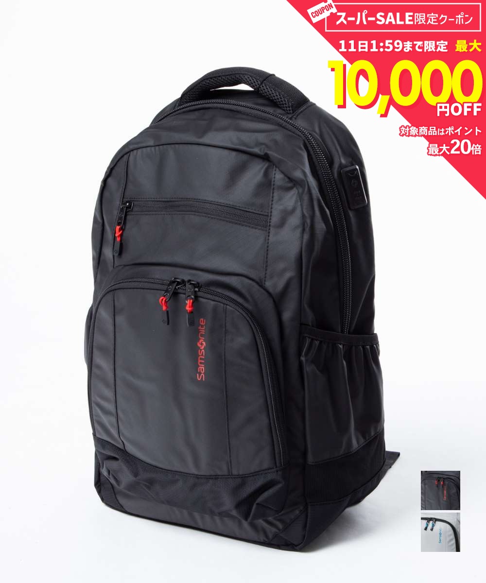 Rakuten - MAX12%OFF! サムソナイト Samsonite 150870 バックパック IGNITION BRAVO LAPTOP BACKPACK メンズ バッグ イグニッション ブラボー ラップトップ リュックサック 17インチ 通学 通勤 ハイキング お出かけ カジュアル アウトドア キャンプ ギフト プレゼント ブラック