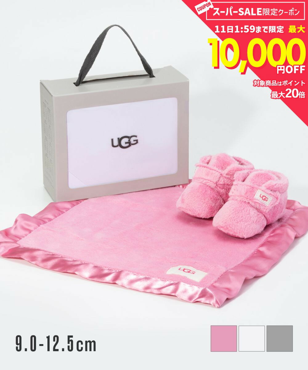 MAX13%OFF! アグ UGG 1094823I サンダル ビックスビー アンド ラビー キッズ・ベビー シューズ ベビーブーティー&ブランケットセット Bixbee And Lovey ロゴ おしゃれ 靴 ウィンター 防寒 あったか ふわふわ ブランド プレゼント 赤ちゃん 出産祝い チャコール バニラ 9.0〜
