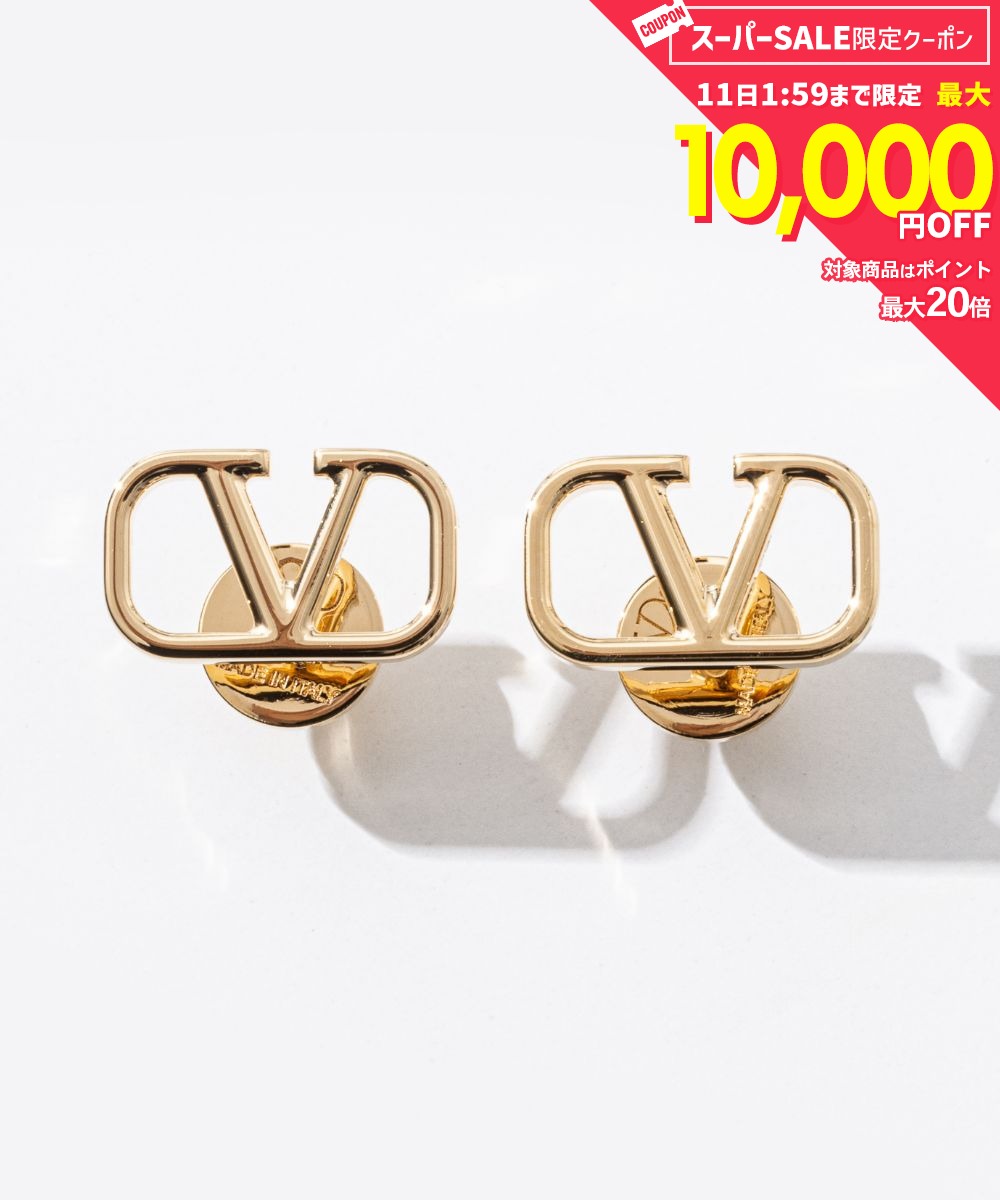 Rakuten - MAX12%OFF! ヴァレンティノ VALENTINO 5W2J0G76MET ピアス VLOGO SIGNATURE レディース アクセサリー Vロゴ シグネチャー イアリング ジュエリー エレガント ギフト プレゼント お祝い 記念 おしゃれ CS4 EARRINGS ゴールド