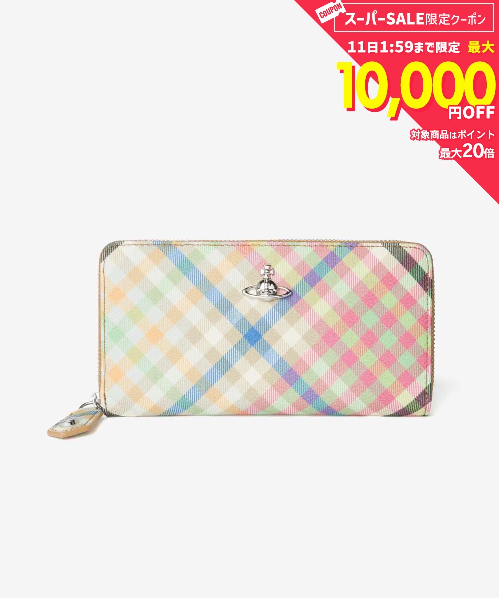 Rakuten - MAX12%OFF! ヴィヴィアンウエストウッド Vivienne Westwood CLASSIC ZIP ROUND WALLET クラシック ジップ ラウンドウォレット 5106005BW S001S 長財布 レディース 財布