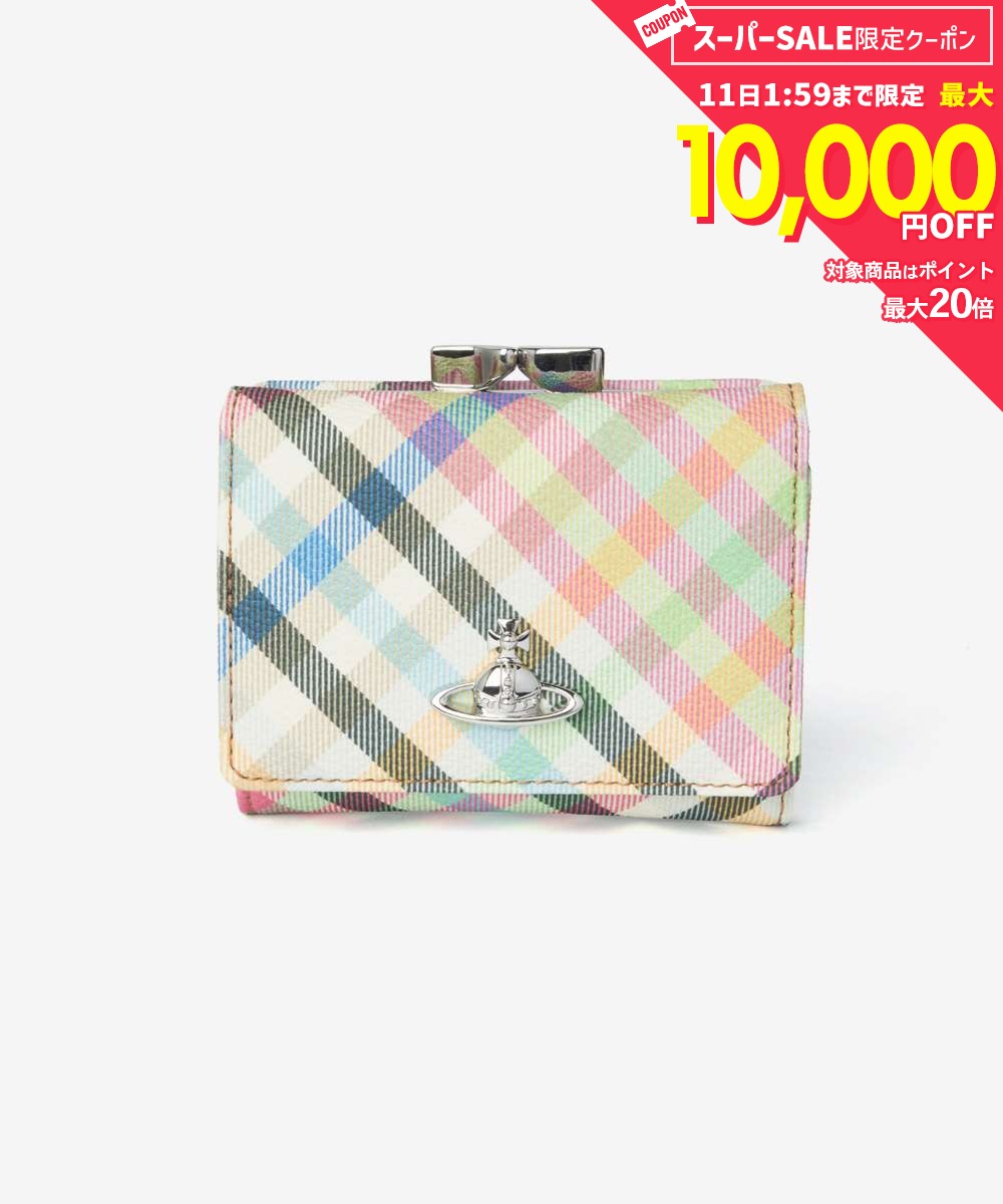 Rakuten - MAX12%OFF! ヴィヴィアンウエストウッド Vivienne Westwood SMALL FRAME WALLET スモールフレームウォレット 5115002MW S001S 三つ折り財布 レディース 財布