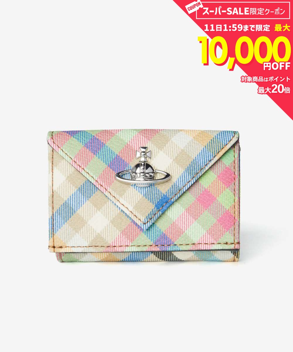 Rakuten - MAX12%OFF! ヴィヴィアンウエストウッド Vivienne Westwood ENVELOPE BILLFOLD エンベロープ ビルフォールド 5115002EW S001S 三つ折り財布 レディース 財布