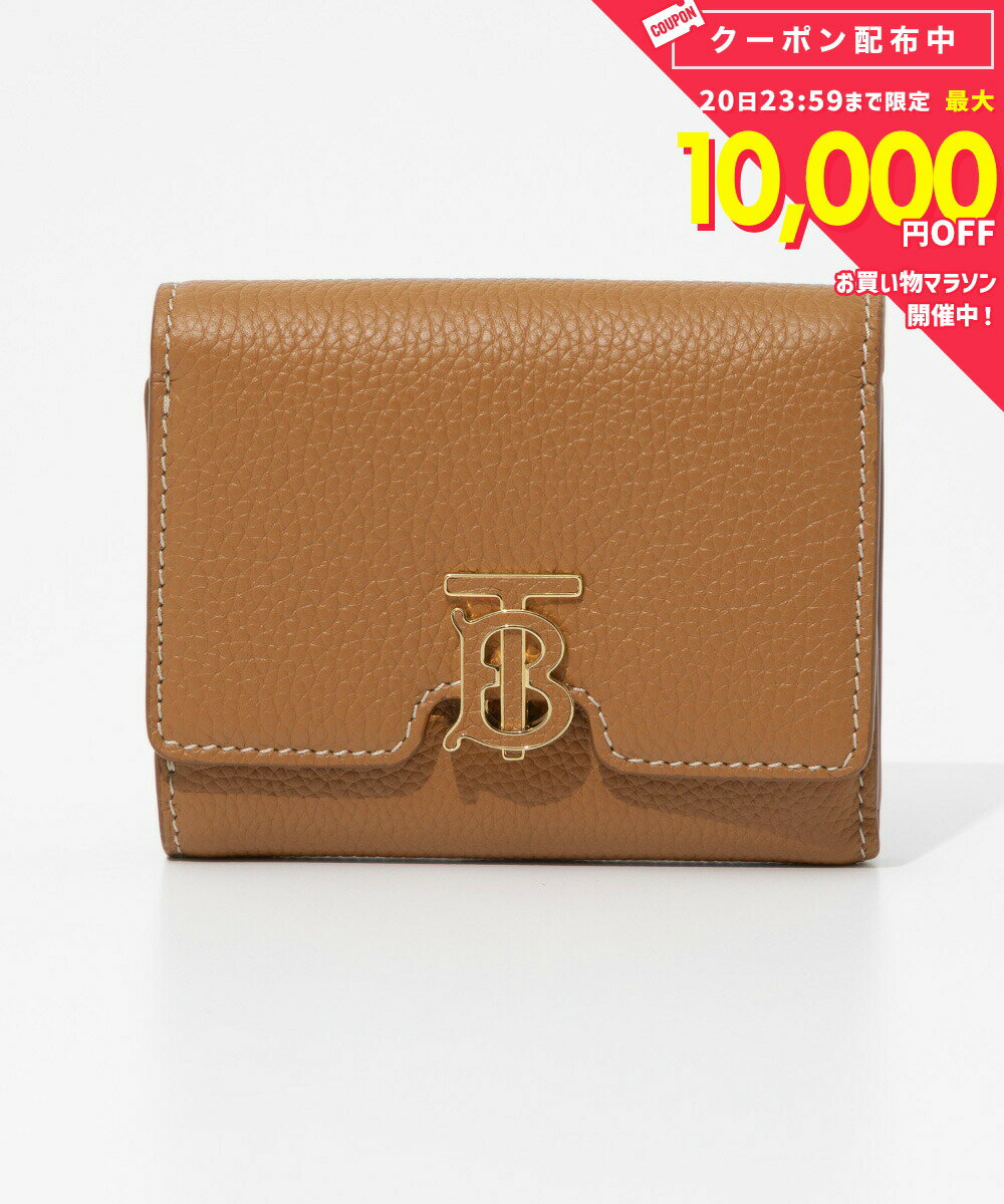 乐天商城 - バーバリー BURBERRY LS TB COMPACT WALLET LGL 8049218 B1860 レディース 財布 三つ折り財布 グレイニーレザー TBコンパクトウォレット ミニ財布 小銭入れ レザー コンパクトウォレット 3つ折り 折りたたみ プレゼント お祝い 記念 ギフト 誕生日 イギリス