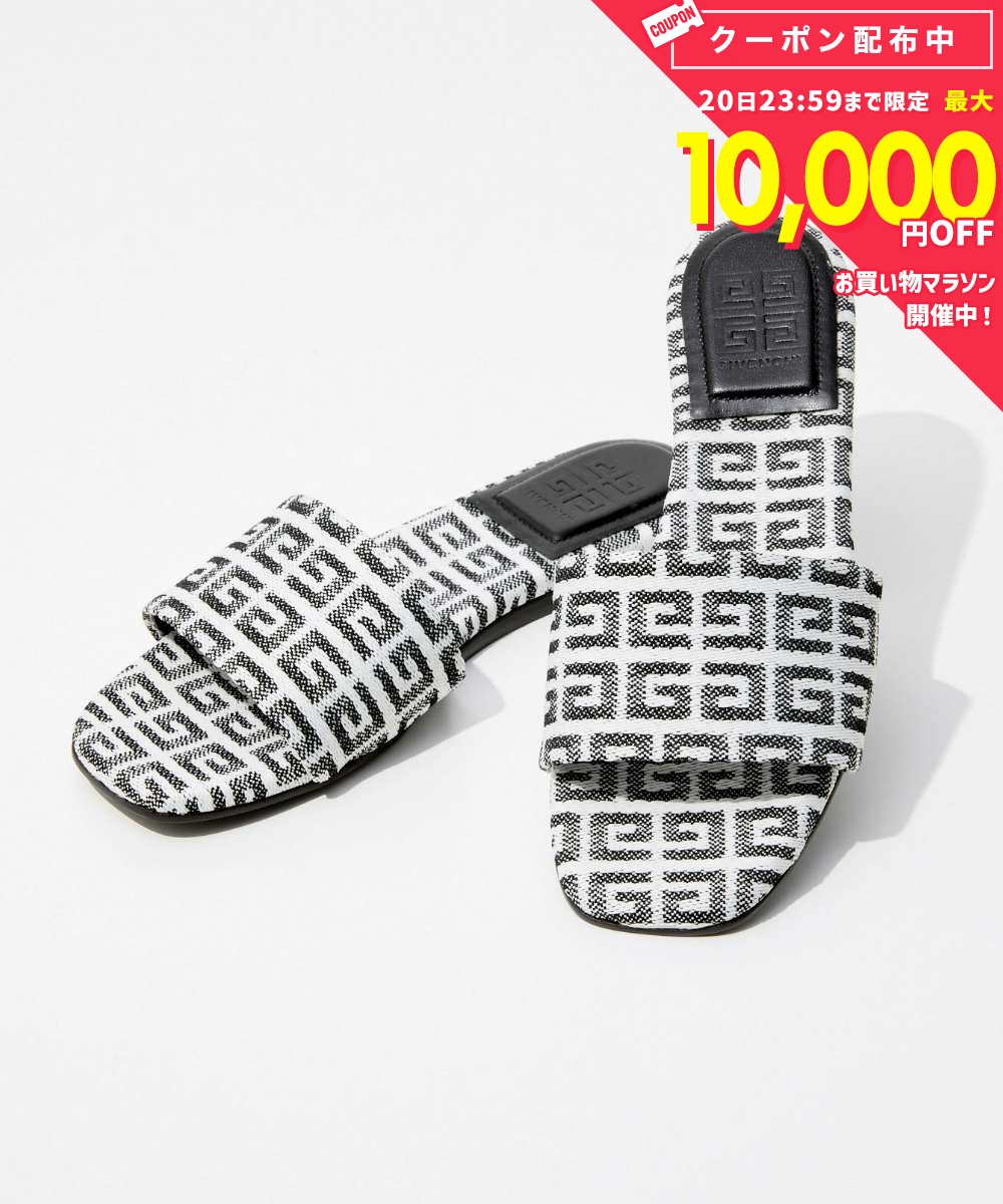 乐天商城 - ジバンシィ GIVENCHY 4G FLAT SANDALS フラット サンダル BE306FE1C4 シャワーサンダル サンダル レディース シューズ