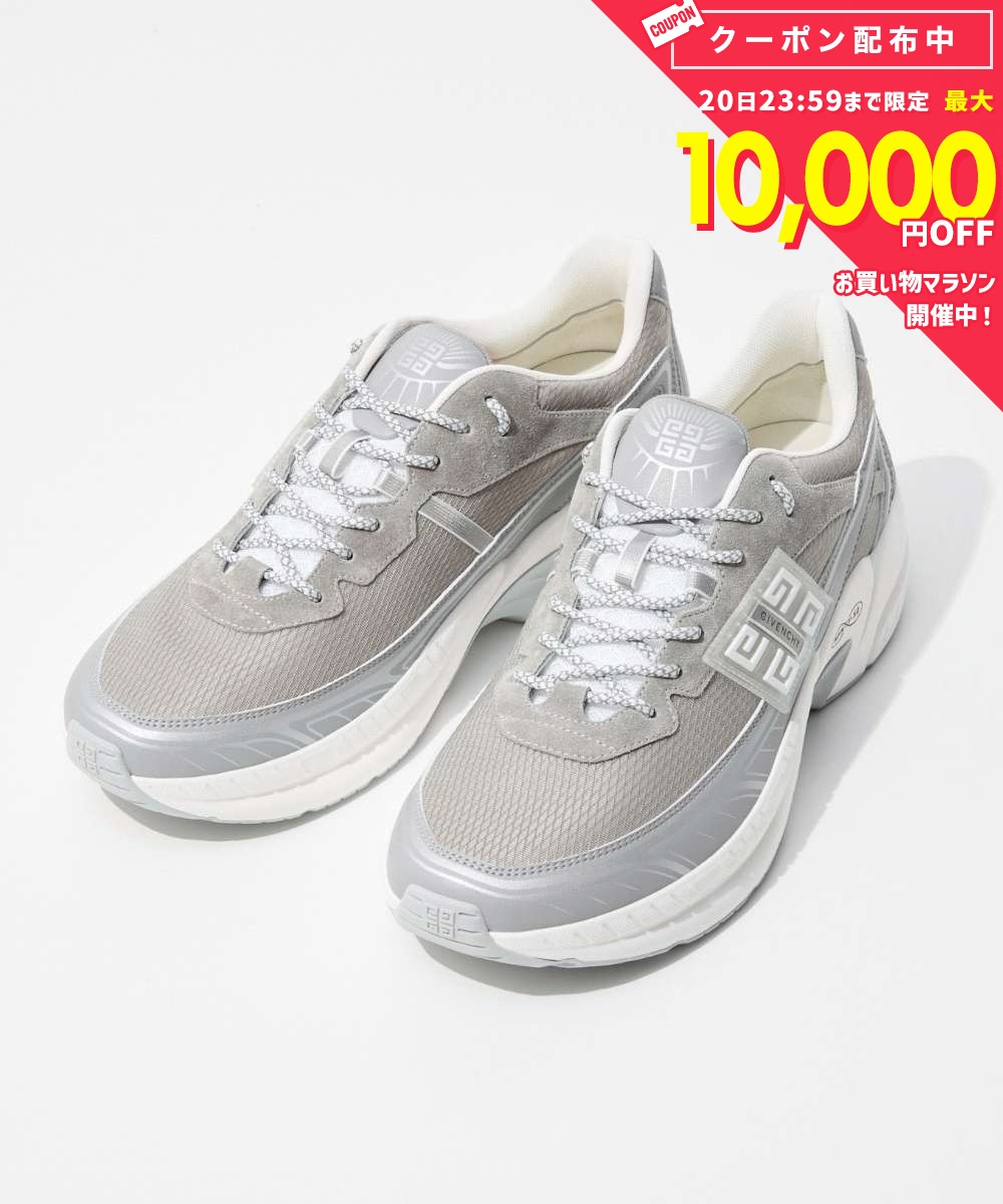 乐天商城 - ジバンシィ GIVENCHY NFNTY-52 LOW TOP RUNNERS スニーカー スエード＆メッシュ BH00AGH1S5 スニーカー メンズ シューズ