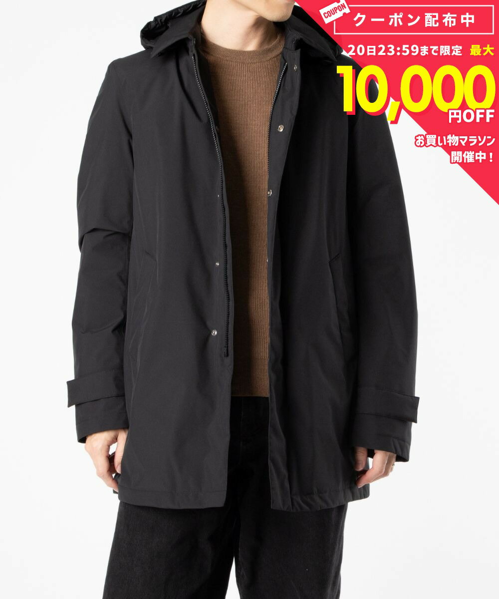 乐天商城 - ヘルノ HERNO LONG PARKA IN 2-LAYER WINDSTOPPER 2レイヤーウィンドストッパーロングパーカー PI001242U 12840 ダウンジャケット メンズ アウター