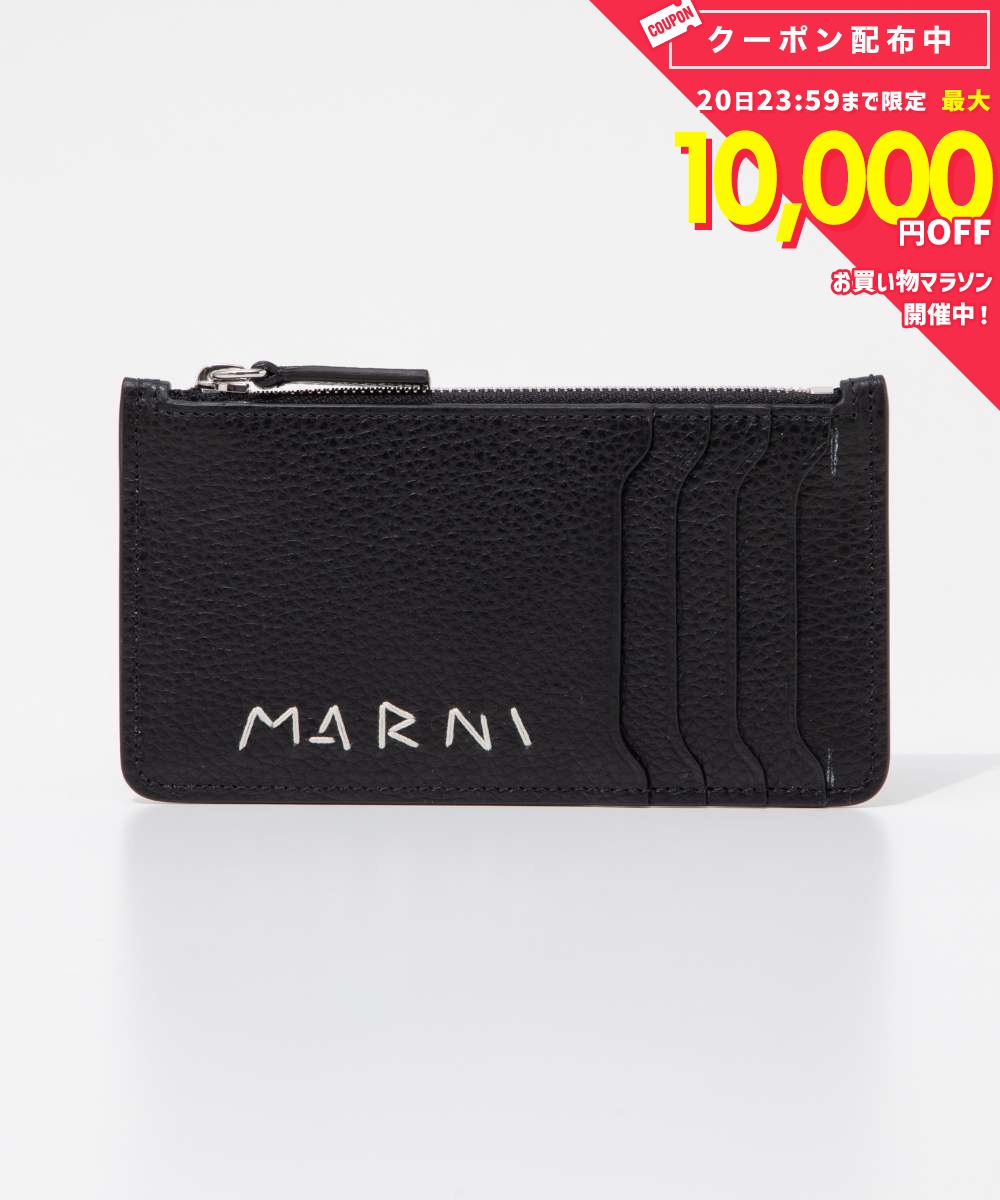 乐天商城 - マルニ MARNI ZIPPED CARD CASE ジップ カードケース PFMI0103U1 P6533 フラグメントケース メンズ 財布 小物