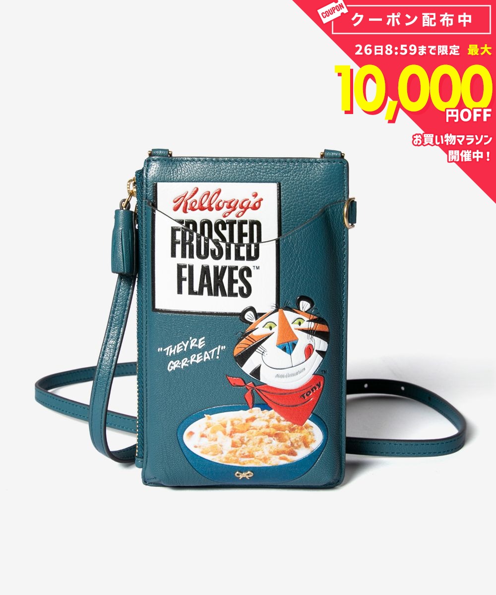 樂天商城 - アニヤ ハインドマーチ ANYA HINDMARCH Anya Brands Zip Phone Pouch on Strap Frosted Flakes in Shiny Capra 5050925201971 スマートフォンケース レディース バッグ