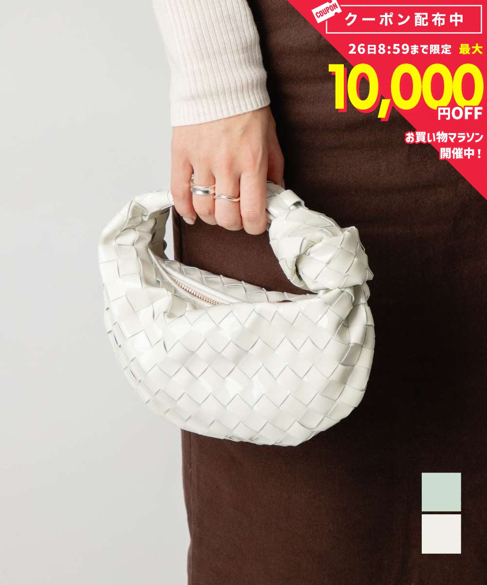 乐天商城 - ボッテガヴェネタ BOTTEGA VENETA 651876 V1GG0 VCPP5 ハンドバッグ レディース バッグ MINI JODIE ミニ ジョディ イントレチャート レザー おしゃれ ミニバッグ 鞄 プレゼント ギフト ホワイト