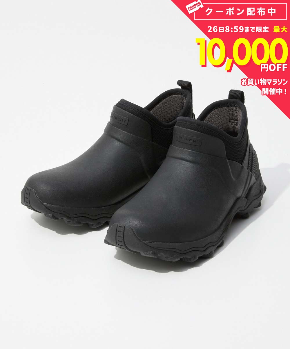 樂天商城 - ジバンシィ GIVENCHY BOGS ボグス LOW CHELSEA BOOT レース アンクルブーツ ラバー＆ネオプレン ボグス レース アンクルブーツ BH604CH1QG ブーツ メンズ シューズ