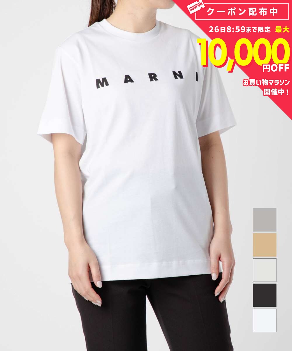乐天商城 - マルニ MARNI M002MV M00HZ M00RF Tシャツ MT135U メンズ レディース トップス KIDS キッズ 半袖 ロゴプリント カットソー クルーネック コットン 綿 大人もOK