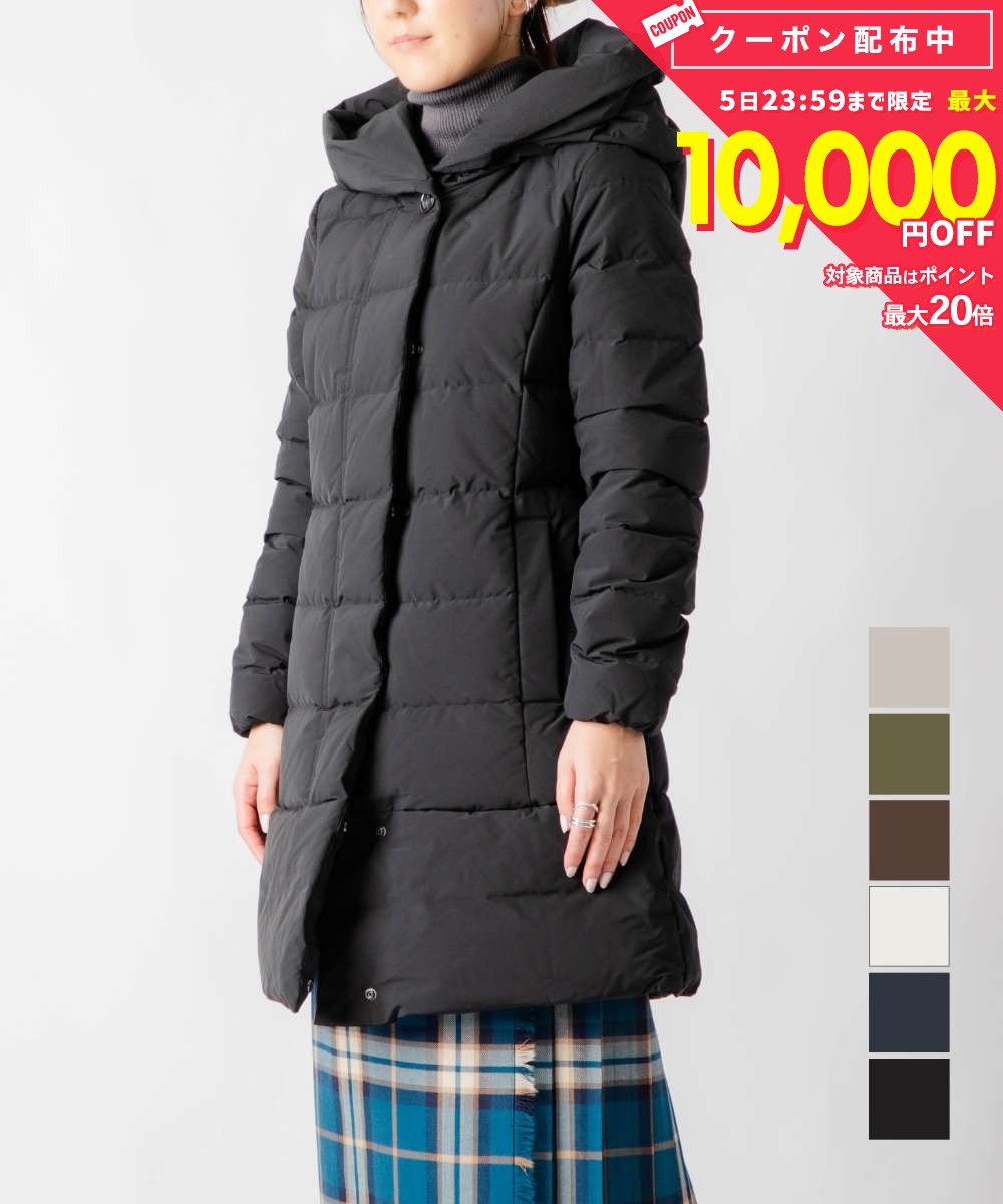 WOOLRICH Women's Puffy Prescott Parka CFWWOU0685FRUT3128 Down Coat, Women's Outerwear, Padded Down Jacket, Hooded, Business, Outdoor, Casual, Autumn/Winter, Warm, Windproof, Cold Protection, Gift, Present, PUFFY PRESCOTT, Sizes XS, S, ML