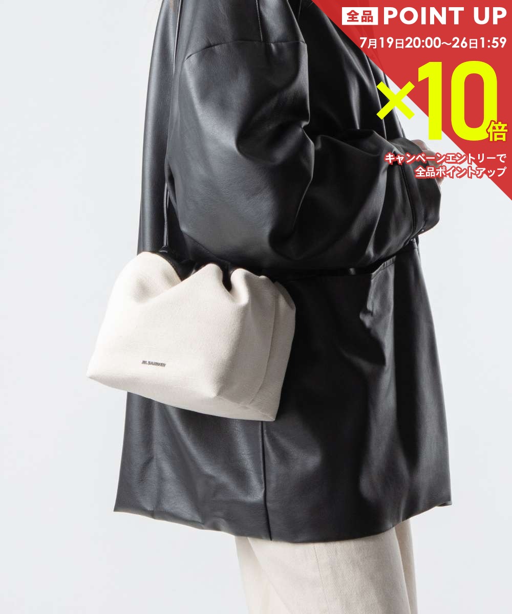  ジルサンダー JIL SANDER DUMPLING J07WG0027 P7116 280 DRAWSTRING ドローストリング レディース バッグ ショルダーバッグ クロスボディバッグ リバーシブル 巾着バッグ ロゴ プレゼント 誕生日 ギフト 鞄 ブランド