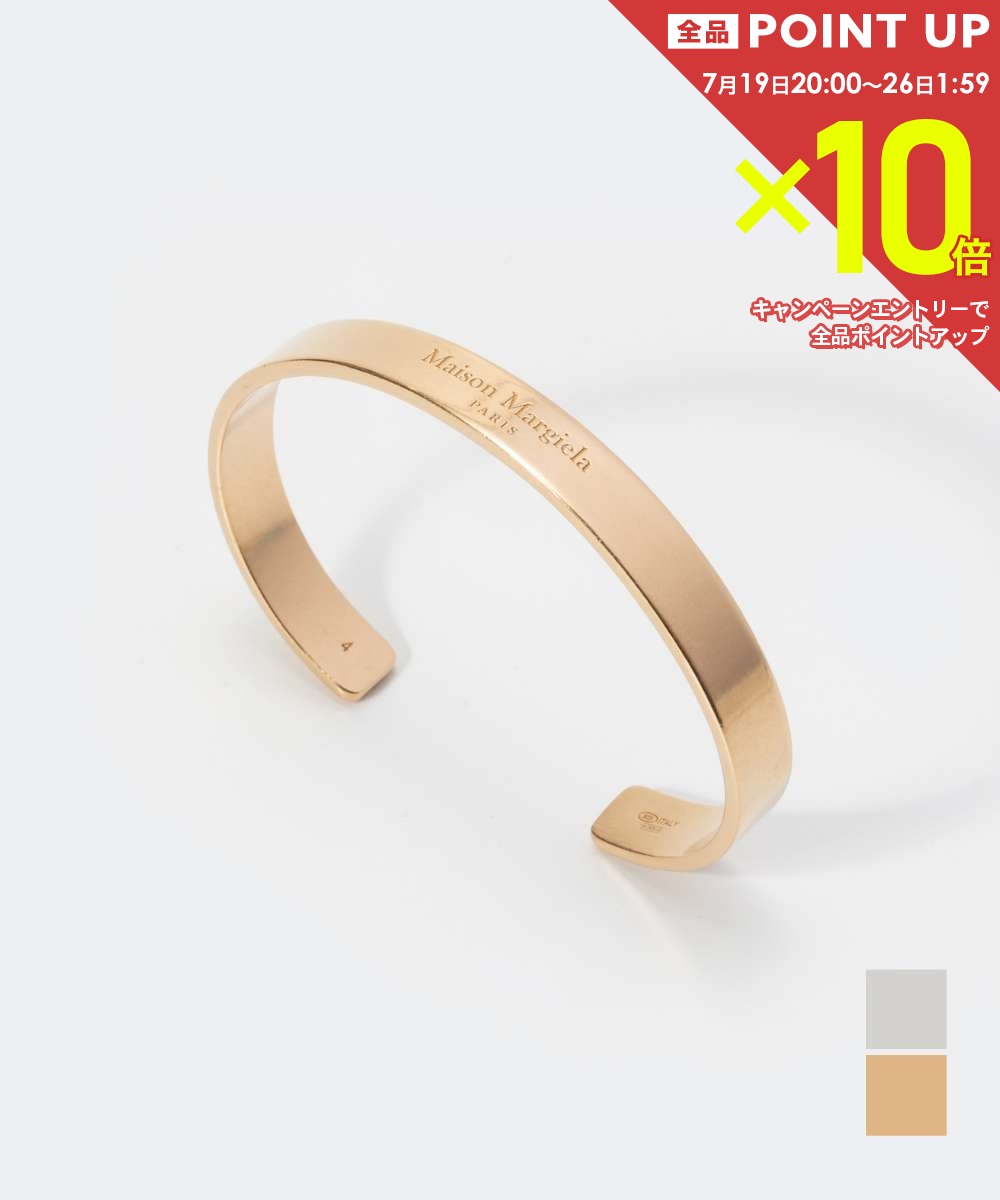  メゾン マルジェラ MAISON MARGIELA SM1UY0066 SV0158 ブレスレット Cuff メンズ レディース アクセサリー ロゴ カーフ カフブレスレット ジュエリー ギフト プレゼント スターリングシルバー925 silver925 お祝い 記