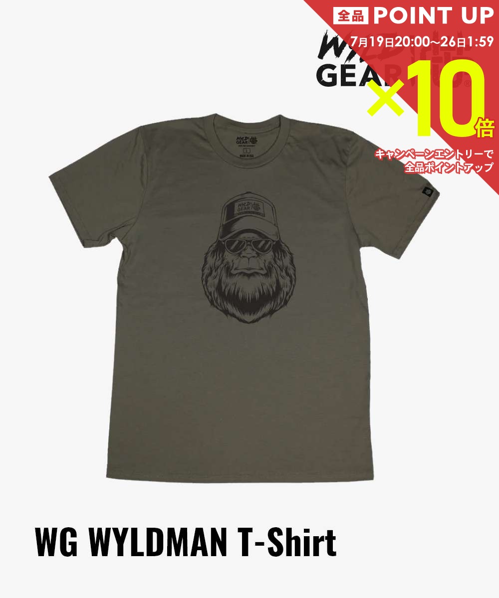  ワイルドギア WYLD GEAR WG-WYLDMAN-TSHIRT ユニセックス トップス Tシャツ WYLD MAN made in USA S〜XL シンプル ティーシャツ シャツ カットソー カジュアル