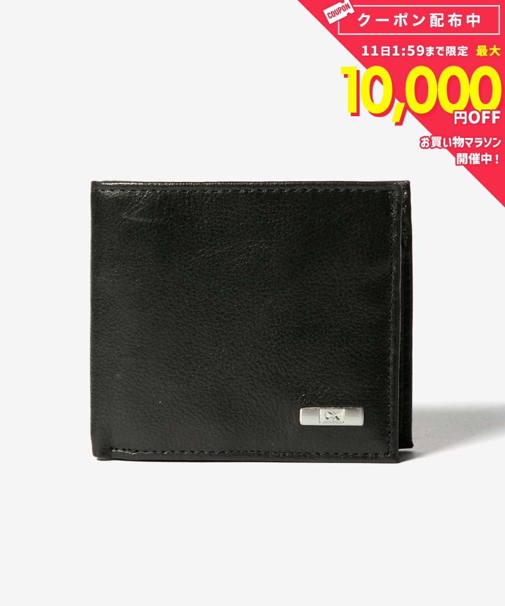 カルバンクライン Calvin Klein 31CK130018 二つ折り財布 メンズ 財布 小物 ブラック