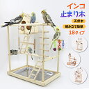 インコ おもちゃ 止まり木 景品付き アスレチック 天然木 鳥の巣 鳥遊び場 インタラクティブ 大型 ケージ スタンド 爪とぎ ストレス解消 はしご 秋千 食器 水器 ステンレス製トレー 洗浄便利 ラダー ベル アクリル 噛む玩具 バードアスレチック 安全 天然木 組み立て簡単