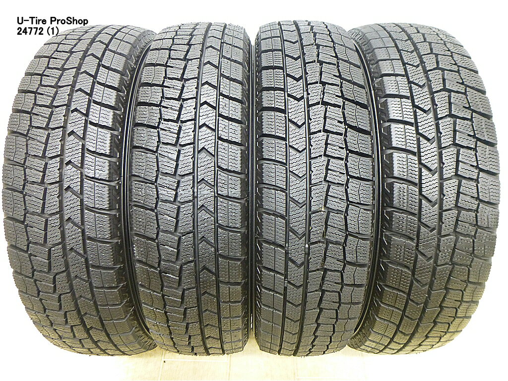 中古 スタッドレスタイヤ ダンロップ　ウインターマックス WM02　155/65R14　4本　中古 スタッドレスタイヤ 【中古】