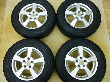 中古 スタッドレス タイヤ アルミホイール付　トーヨー　ウインタートランパス MK4α　215/70R16　4本　ハリアー等に　中古 スタッドレス タイヤ 【中古】