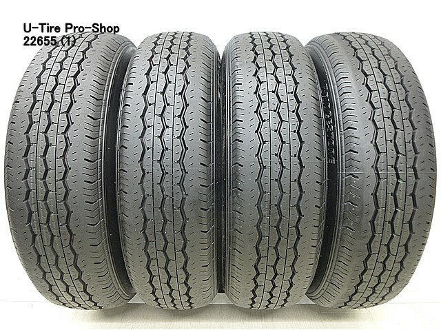 中古 タイヤ ブリヂストン エコピア RD613 【新車外し】 195/80R15 LT 107/105N 4本 中古 タイヤ 【中古】