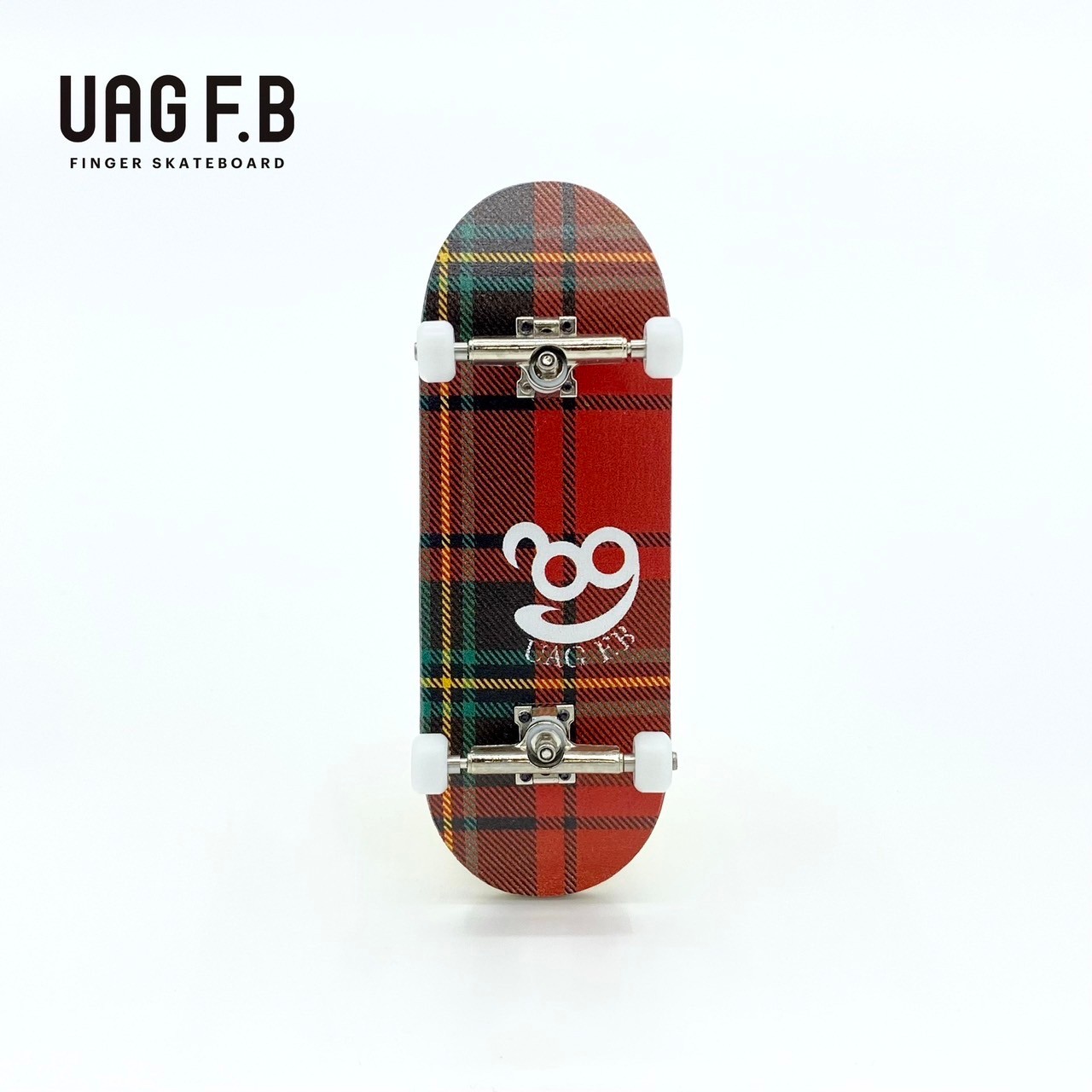 UAG F.B コンプリート / Check レッド / slim / finger skate board / 指スケ / 指スケボー