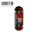 UAG F.B コンプリート / Check レッド / standard / finger skate board / 指スケ / 指スケボー(3)