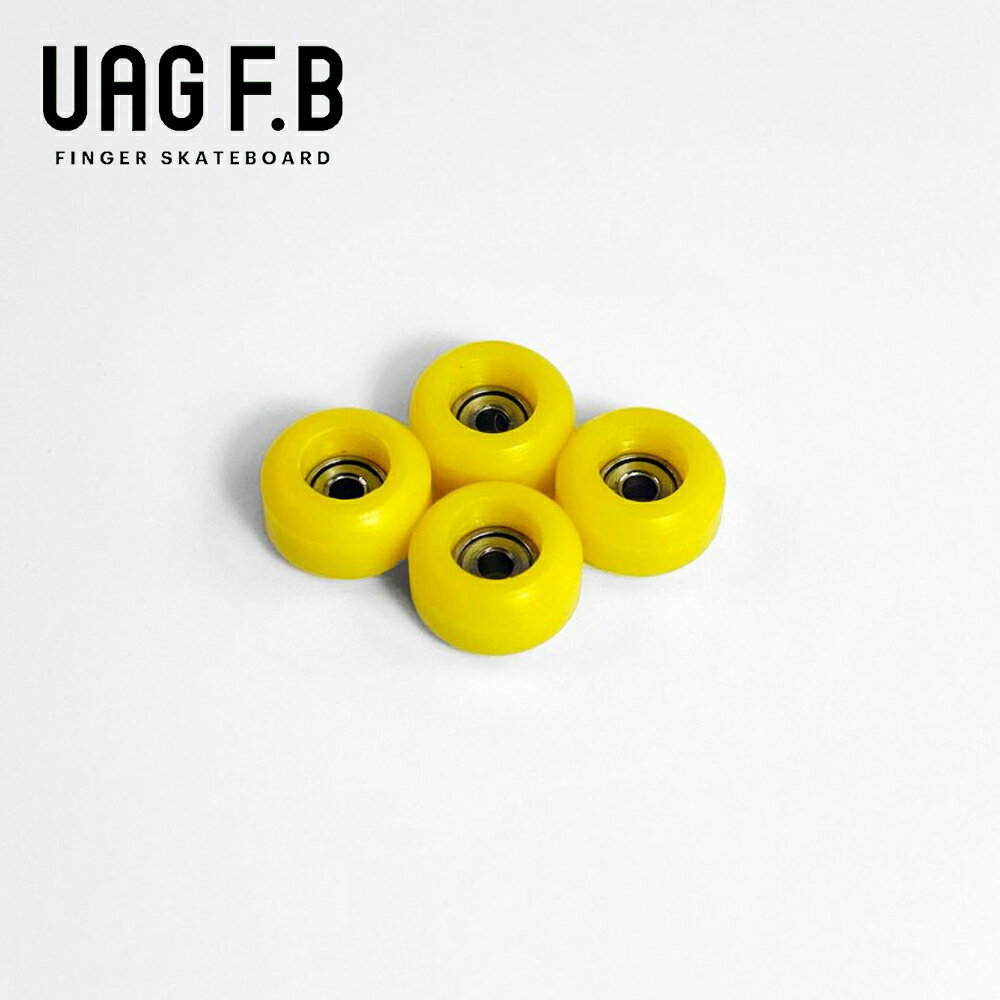 UAG F.B WHEELS /Yellow / finger skate board / 指スケ / 指スケボー