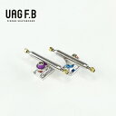 UAG F.B PRO TRUCKS Type3 / リバースキングピン / シルバー×シルバー / finger skate board / 指スケ / 指スケボー/ トラック