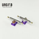 UAG F.B PRO TRUCKS Type3 / リバースキングピン / シルバー×パープル / finger skate board / 指スケ / 指スケボー/ トラック