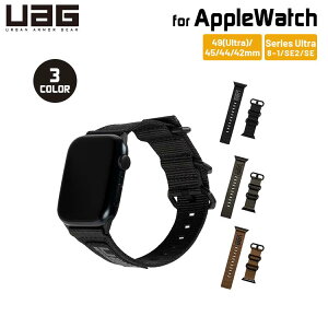 UAG Apple Watch用バンド 49(Ultra)/45/44/42mm NATO ECO(2022年モデル) ストラップ 全3色 UAG-AWLNEシリーズ ユーエージー アップルウォッチ ベルト バンド 時計バンド 腕時計ベルト