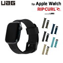 （在庫限り）UAG Apple Watch用バンド 49/45/44/42mm Rip Curl TRESTLES シリコーンゴムバンド 全5色 UAG-AWL-RCTSシリーズ ユーエージー リップカール アップルウォッチ ベルト バンド 時計バンド 腕時計ベルト ultra 2 ultra