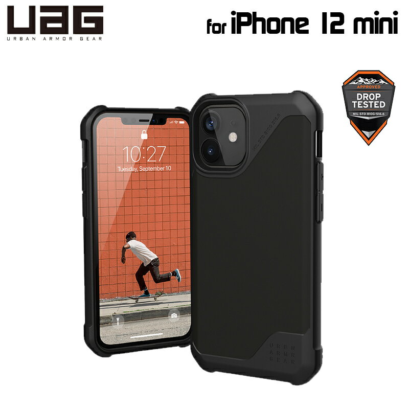 UAG iPhone 12 mini用 METROPOLIS LT ポリウレタンケース ブラック 耐衝撃 UAG-IPH20SFL-BK 5.4インチ アイフォンカバー ユーエージー 軽量 メトロポリスLT