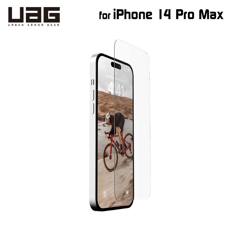 UAG iPhone 14 Pro Max 用 ガラススクリーンシールド UAG-IPH22LB-SP 6.7インチ アイフォン14Pro Max フィルム ガラスフィルム 保護シート アイホン14promax フチなし