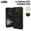 (在庫限り)UAG Galaxy S25用 マグネット対応ケース MONARCH PRO Kevlar プレミアム ケブラーブラック 耐衝撃 UAG-GLXS25-PMS-KB ユーエージー ギャラクシー S25 ケース カバー