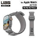 UAG Apple Watch用バンド 49/46/45/44mm用バンド ACTIVE (2024年モデル) チタン UAG-AWLA22-TI ユーエージー アップルウォッチ ベルト バンド 時計バンド ストラップ ナイロン アクティブ Apple Watch(2)
