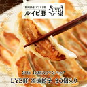 LYB 豚 餃子 30 個 LYB豚 冷凍 餃子 おかず 簡単 豚 ジューシー お手軽 スープ餃子 焼き餃子 水餃子 中華 おいしい 送料無料 冷凍餃子 ブランド豚