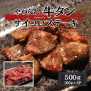 1000円OFFクーポン配布中!!【 牛タンサイコロステーキ 】約500g 牛たん 送料無料 訳あり形不揃い