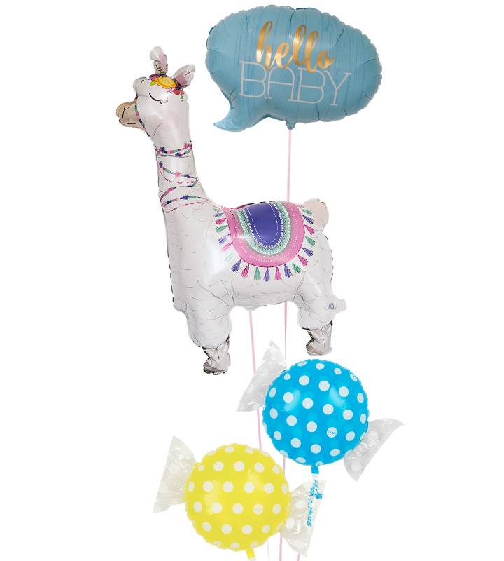 【土日祝・GW営業】出産 内 祝い 嬉しい おしゃれ バルーン 男の子 ギフト 即日 電報 出産祝いブーケ71【楽ギフ_メッセ入力】【あす楽_年中無休】