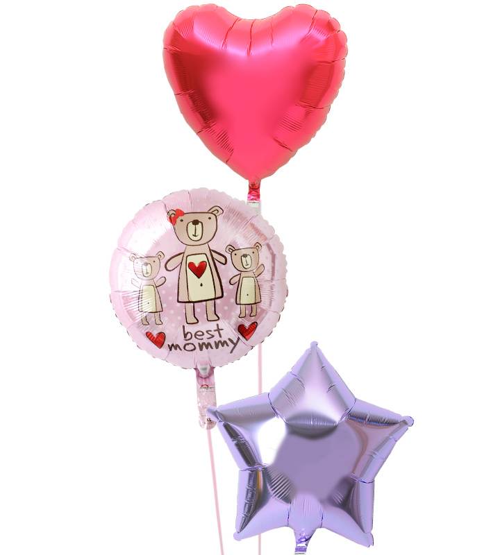 【あす楽/土日祝発送/即日】母の日 バルーン ギフト 電報 カーネーション 花 おしゃれ プレゼント 感謝 贈り物 サプライズ 即日 g-mtr-0013 ヘリ...
