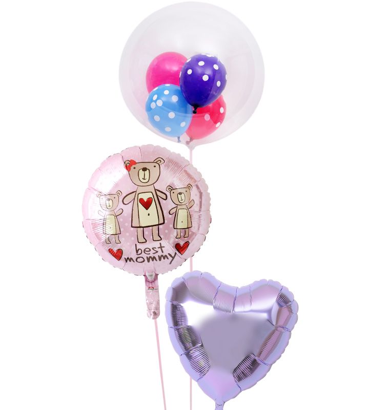 【あす楽/土日祝発送/即日】母の日 バルーン ギフト 電報 カーネーション 花 おしゃれ プレゼント 感謝 贈り物 サプライズ 即日 g-mtr-0014 ヘリ...