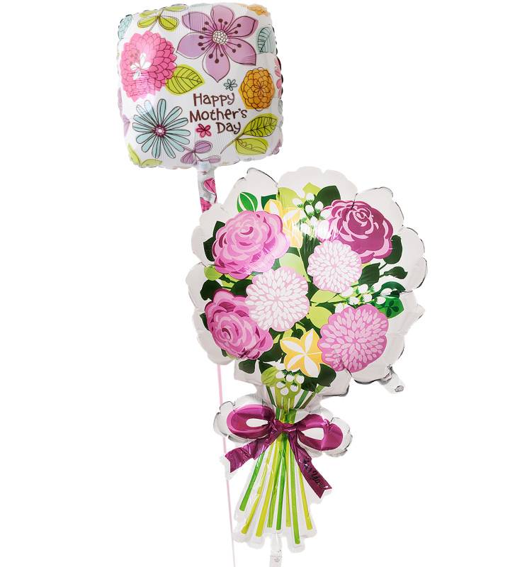 【あす楽/土日祝発送/即日】母の日 バルーン ギフト 電報 カーネーション 花 おしゃれ プレゼント 感謝 贈り物 サプライズ 即日 g-mtr-0042 ヘリ...