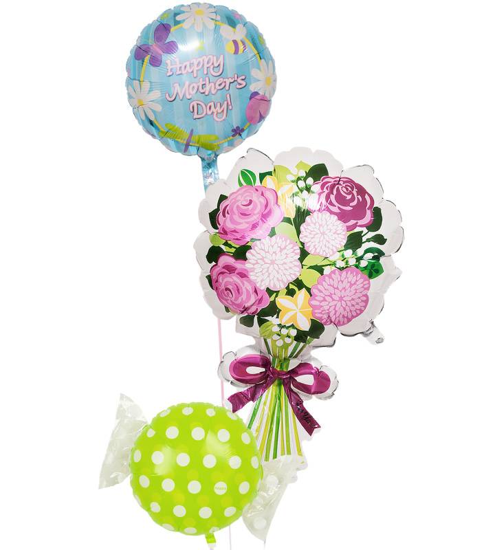 【あす楽/土日祝発送/即日】母の日 バルーン ギフト 電報 カーネーション 花 おしゃれ プレゼント 感謝 贈り物 サプライズ 即日 g-mtr-0061 ヘリ...