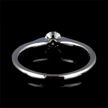 『Pt900空枠』婚約指輪用空枠爪無しタイプ0.2ct ダイヤモンド用 Pt900