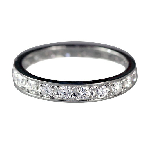 ダイヤモンド フルエタニティ リング 1.0ct K18WG K18YG K18PG