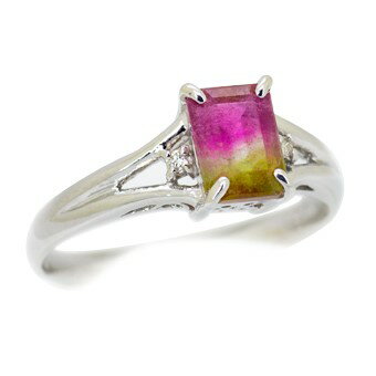 バイカラー トルマリン リング 1.0ct SV925のサムネイル