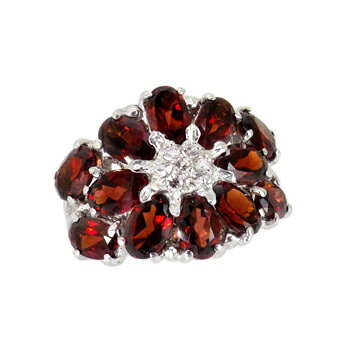 ガーネット リング 6.0ct Pt100
