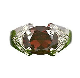 【選べる地金】ガーネット リング 5.0ct K10WG/K10YG/K18WG/K18YG 大粒 【選べる地金】ガーネット リング 5.0ct K10WG/K10YG/K18WG/K18YG 大粒