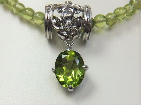 ペリドット ペンダントネックレス 1.8ct SV925
