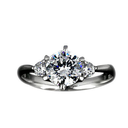 『Pt900空枠』婚約指輪用空枠6本爪タイプ0.7ct ダイヤモンド用 Pt900 1